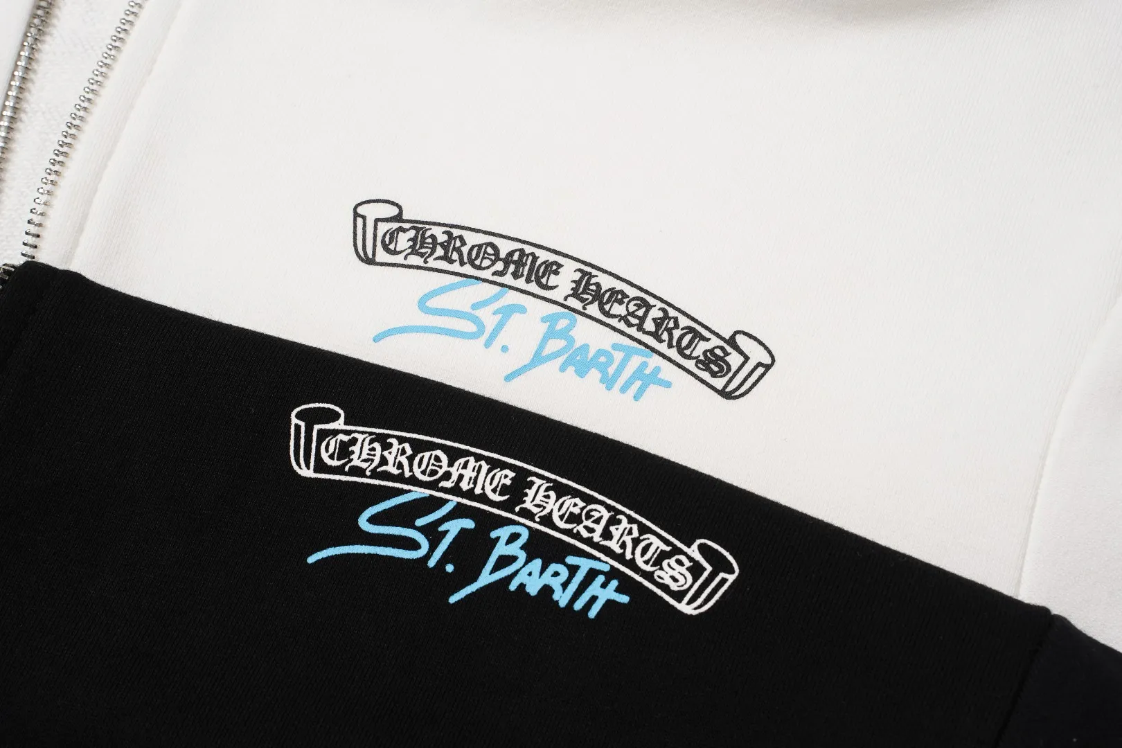 8616 8616 Nyc st Black St.Barth ， ， +Light Blue “St.Barth” ， （ ）. 。 。1：1 。 Black White S Xl